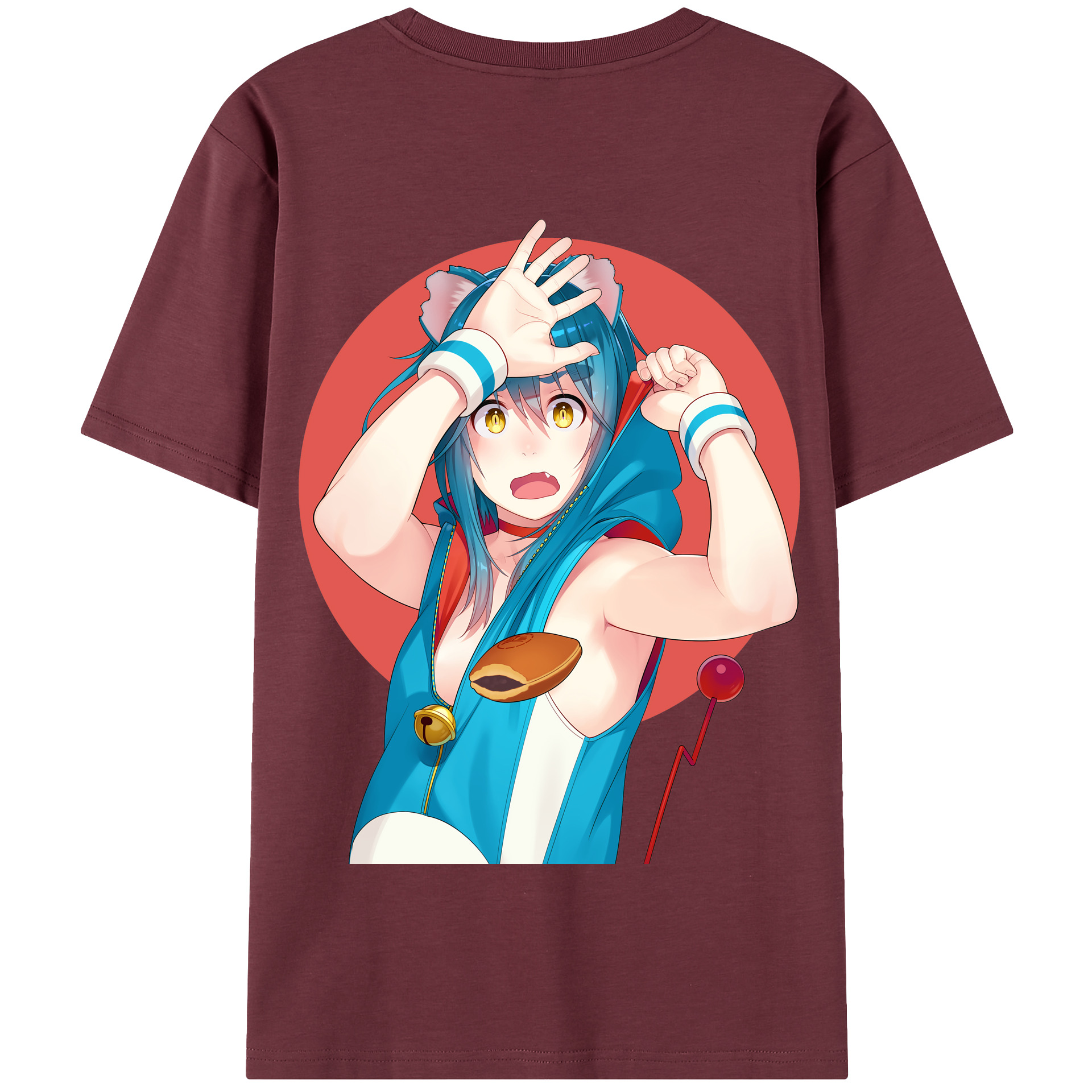 （画像用） ドラえもん Doraemon 綿100％半袖Tシャツ（背面プリント）